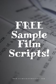 Link to my FREE collection of Sample Movie Scripts Movie Script Writing, Script Examples, Writing A Movie Script, Short Film Scripts, Short Scripts, Screenwriting Tips, Screenplay Writing, Filmmaking Inspiration, Documentary Filmmaking