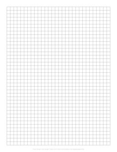 a graph paper with squares on it