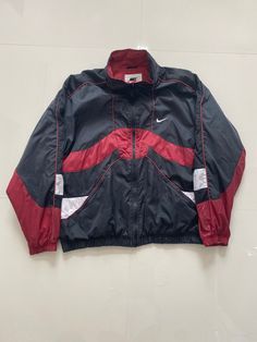 Vintage 90s Nike Big Logo Jacket  Size XL Tag Band: Nike Size: XL Chest width: 27" inches Body Length : 28.5" inchea Condition: Pre-owned 9.5/10 don't have  hole don't have stain  Made In Thailand  Payment : accept paypal only Shipping : to shipping worldwide by registered airmail (small package) Thai post registered. receiving the item within 7-30 business days after payment cleared I ship every day , except Sunday IG : dumpshop  If you have question you can get me help form Direct message just search Check item status out of my country: http://track.thailandpost.co.th. ---------No returns or Exchanges---------- Nike 90s Vintage Track, 90s Nike, Vintage Jacket, Vintage 90s, Thailand, Jackets & Coats, Adult Outfits, Nike, ? Logo