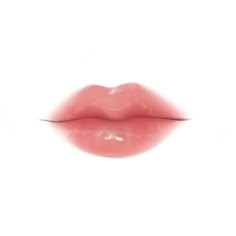 a woman's lips are shown with the tip of her tongue sticking out from underneath