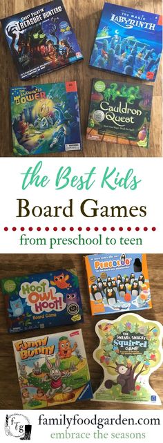 the best kids board games from preschool to teen