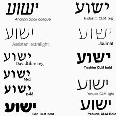 some type of writing that is in different styles and sizes, including the letters for each language