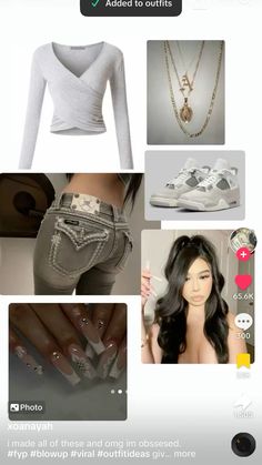 #grey #outfits Snapchat Outfit Ideas, Latina Style, Baddie Outfit Ideas, How To Style Clothes, Latina Outfits Casual, Outfit Ideas Latina, Female Clothes Outfits, Easy Diy Clothes, Latina Outfits