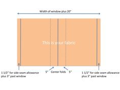 the width of a window is shown with measurements