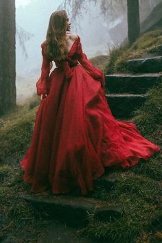 Prom Dress Long Sleeve, Red Long Prom Dress, Ballgown Skirt, Prom Dress Long, 파티 드레스, Red Wedding Dresses, Fantasy Dresses, Ball Gown Skirt, Gowns Prom