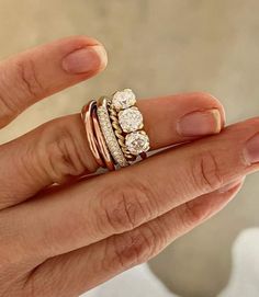 Luone Jewellery Designer Ring Stack Engagement, Trend 2024, Jewellery Designer, Dream Engagement Rings, Put A Ring On It, Dream Ring, Anniversary Bands