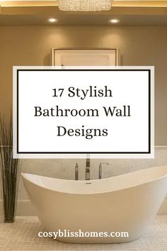 Explore 17 stylish bathroom wall decor and paint ideas that will transform your space, including two-tone wall designs and bright color inspirations.