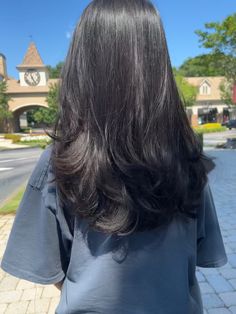 Medium Black Hair, Back Layers, Short Hair Inspiration, Black Wavy Hair, Thick Wavy Hair, Hair Inspiration Long, Hairstyles For Layered Hair, Hair Stylies