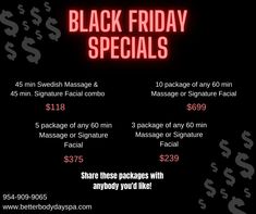 Black Friday Esthetician, Facial Room, Esthetician School, Spa Holiday, Therapy Techniques, Massage Therapy Techniques