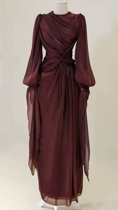 Modest Dresses For Graduation, Hijabi Fancy Outfit, Grad Dresses Modest, Classy Dress Hijab, Modest Dinner Outfits, Hijabi Evening Dresses, Graduation Robe Design, Modest Party Dresses, Modest Graduation Outfit