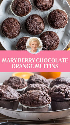 Mary Berry Chocolate Orange Muffins Orange Juice Muffin Recipe, Orange Marmalade Muffins Recipe, Soft Muffins, Assorted Muffins, Mixed Berry Recipes, Mary Berry Recipes, Mary Berry Cakes, Berry Cakes, Fruit Breads