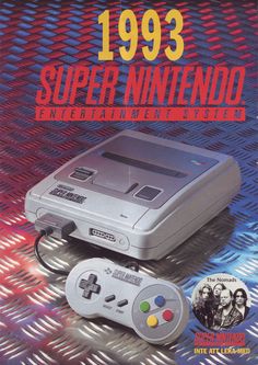 an advertisement for the nintendo entertainment system, featuring a game boy and two other games