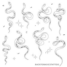 the back to basics tattoo design is shown in black and white, with stars around it