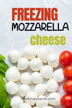 mozzarella cheese with tomatoes and basil on the side