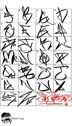 some type of graffiti written in different languages