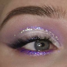 Swag Makeup, Purple Makeup, Ethereal Makeup, Eye Makeup Designs, Dope Makeup, Purple And Silver