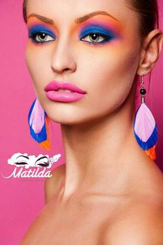 Miami Vice Makeup Look, Miami Vice Makeup, Makeup Colore, Eighties Makeup, Miami Vice Party