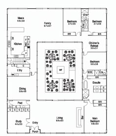 the floor plan for an office building