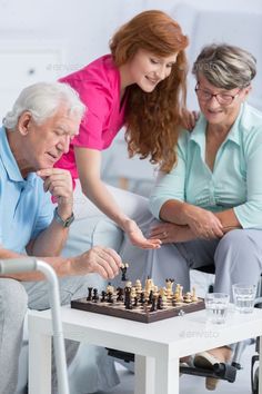 Chess Couple, Couple Playing Chess, Wheelchair Women, Playing Chess, Brand Photography Inspiration, Elderly Couples, Photography Websites, Senior Care