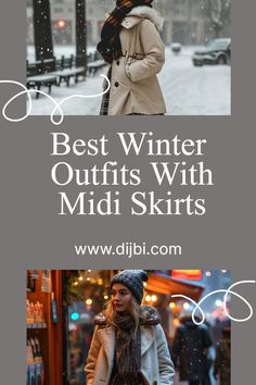 Winter Skirt, Midi Skirts, Style Mistakes, Winter Style, Skirt Outfits, Cool Tattoos