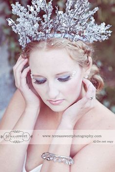 Custom Crown, Winter Fairy, Queen Costume, Queen Crown, Ice Princess, Snow Queen, Ice Queen, Festival Wedding, Tiaras And Crowns