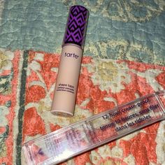 Tarte Shape Tape Concealer. Brand New In Box, Never Used In Color "22b" Light Beige Tarte Shape Tape Concealer, Tarte Shape Tape, Shape Tape Concealer, Concealer Colors, Tarte Makeup, Shape Tape, Creamy Concealer, Makeup Concealer, Light Beige