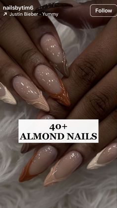 Discover 30 Almond Nails You Need to Try this Year! From summery nails to girly acrylic nails, find endless nagel inspo with stunning almond nails designs. Explore purple nail looks, colourful nails, and chic almond gel nails. Whether you prefer casual nails or trendy short square acrylic nails, these styles will keep you looking fabulous all year! Trendy Almond Nails, Almond Gel Nails, Almond Nail Art, Almond Acrylic, Colourful Nails, Girly Acrylic, Edgy Grunge