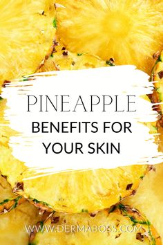 Aesthetic Pineapple, Diy Mineral Makeup, Vitamin C Cleanser, Vegan Skincare Routine, Vitamin C Face Wash, Pineapple Benefits, Pineapple Enzyme, Pineapple Water, Chemical Exfoliation