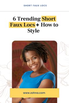 Discover the chic and low-maintenance beauty of short faux locs. A versatile, protective hairstyle perfect for effortless style. Short Faux Locs, Faux Locs Colored, Chic Hairstyle, Synthetic Dreadlocks, Professional Stylist, Great Hairstyles