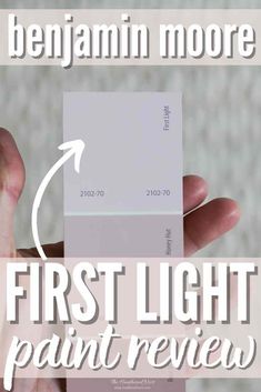 the first light paint review is shown in front of a white background with text that reads,