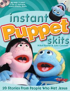 the dvd cover for instant puppett skits, which features characters from sesame and bert