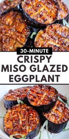 crispy miso glazed eggplant is the perfect appetizer for any meal