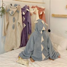 Kawaii Cotton Long Sleeve Sleepwear, Cotton Long Sleeve Nightgown For Pajama Party, Kawaii Long Sleeve Sleepwear For Sleepover, Cute Cotton Hooded Sleepwear, Hooded Cotton Winter Sleepwear, Hooded Cotton Sleepwear For Lounging, Hooded Cotton Sleepwear For Winter, Cotton Hooded Sleepwear For Lounging, Kawaii Winter Pajama Party Sleepwear