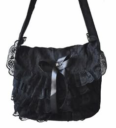 Gothic Renaissance Unisex Punk Vintage Victorian Vamp Black College Hand Bag  | eBay Black Vampire, Gothic Bag, Gothic Gifts, Punk Vintage, Pretty Bags, Gothic Lolita, Cute Bags, Visual Kei, Looks Vintage