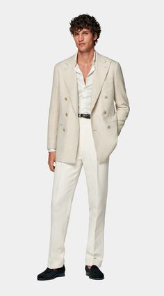 Beige Tuxedo, Linen Blazer Men, Costume Beige, Retro Suits, Beige Suits, Slim Fit Blazer, Cashmere Jacket, Linen Suits