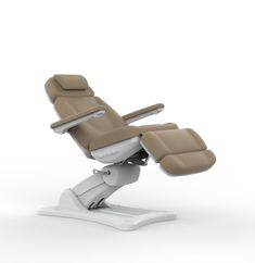 Professional Electric Medi Spa / Facial Chair by Silver Fox (SKU: 2246BN) This 2246BN electric facial bed is specially designed to optimize limited workspaces while delivering superior client comfort. Features We are bringing a new design : more modern, the swivel mechanism is now hiding, rocker switches look better, but also new features : 2 memories that can be programmed from the rocker switches. Optional hand remote is available. The chair has a new fully adjustable headrest Emergency switch Face In Hole, Spa Chair, Massage Table, Beauty Clinic, Facial Spa, Medical Spa, Medical Aesthetic, Med Spa, Silver Fox