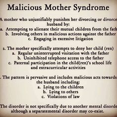 a poem describing the mother syndrome