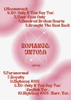 the poster for romantic untogo