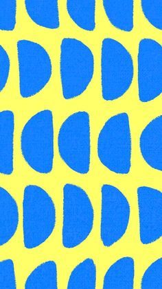 an abstract blue and yellow background with rounded shapes