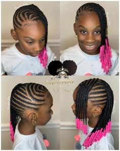 Babies Hairstyles, Braids With Beads Hairstyles, Gigi Hair, Poppy Hairstyles, Children Hairstyles, Princess Crowns