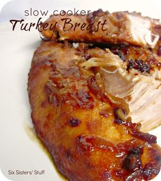 slow cooker turkey breast with cranberry sauce