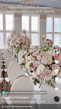 an image of a room with chairs and flowers on the back drop down menus