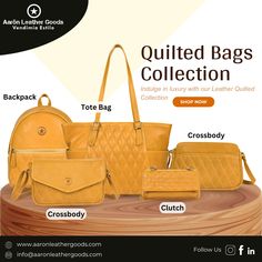 #WomenHandbags #LeatherHandbagsforWomen #LeatherPursesforWomen #GenuineLeatherHandbags #SoftLeatherHandbags Classy Handbags, Quilted Backpack, Travel Tote Bag, Leather Clutch Bags, Crossbody Clutch, Genuine Leather Bags, Travel Tote, Quilted Bag, Leather Clutch