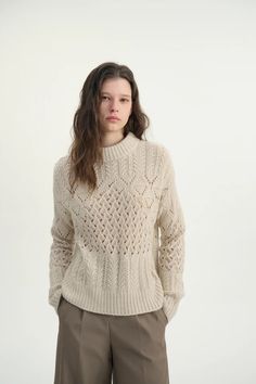 Cashmere open knit sweater – Ancosti Winter Layering, Open Knit Sweater, Cashmere Turtleneck, Knitwear Tops, Open Knit, Everyday Dresses, Event Dresses, Soft Knits, Effortless Style