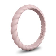 a pink ring with the words new on it and an image of a rope in the middle