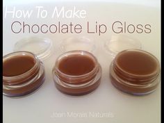 (14) How To Make Chocolate Lip Gloss - YouTube Chocolate Lip Gloss, Lip Gloss Recipe, Flavored Lip Gloss, Diy Beauty Products, Diy Lip Balm, Diy Beauty Recipes, Homemade Beauty, 3 Ingredient, Homemade Beauty Products