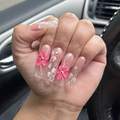 Long Acrylic Nail Designs, Girly Acrylic Nails, Dope Nail Designs, Short Square Acrylic Nails, Acrylic Nails Coffin Pink, Unique Acrylic Nails, Long Square Acrylic Nails, Bling Acrylic Nails, Pink Acrylic Nails