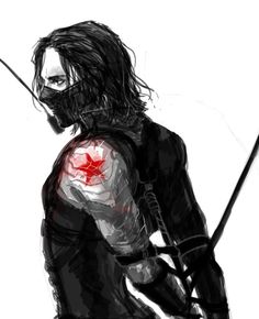 (1) Winter Soldier art | Winter soldier | Pinterest Wallpaper Winter, James Buchanan, Bucky Barnes Winter Soldier