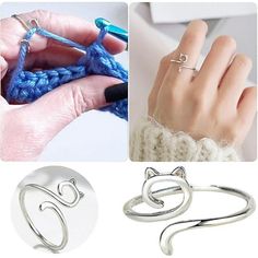 two different types of rings that are being used to make ring designs for cats and kittens