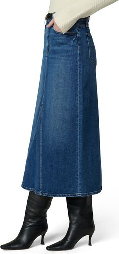 Fall trends to try mom style millennials 

Joe's The Tulie Denim Skirt | Nordstrom Midi Denim Skirt Outfit Fall, Denim Skirt Outfit Fall, Denim Midi Skirt Outfit, Dark Denim Skirt, Long Jean Skirt, Denim Skirt Outfits, Long Denim Skirt, Denim Maxi Skirt, Denim Midi Skirt